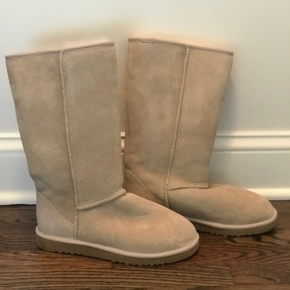 Ugg classic tall boots in Sand color
